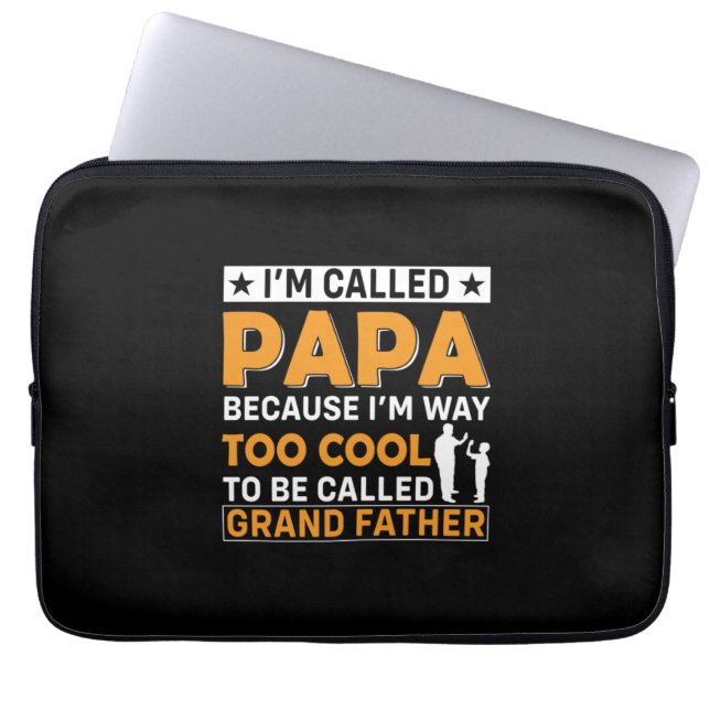Father's Day I Am Called Papa Laptop Sleeve (Front)