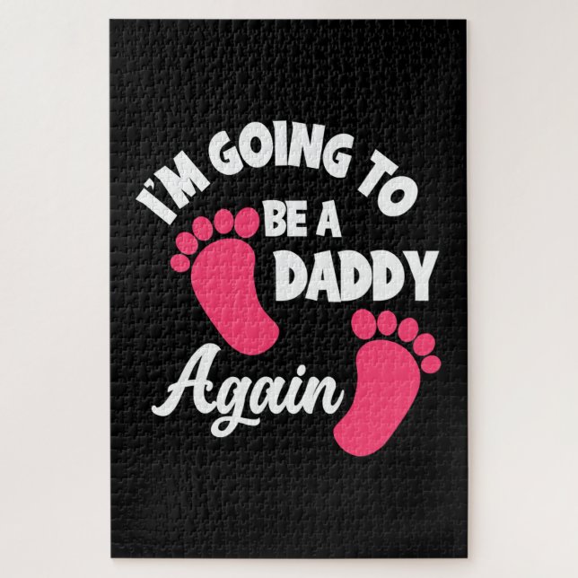 Father's Day | I Am Going To Be A Daddy Again Jigsaw Puzzle (Vertical)
