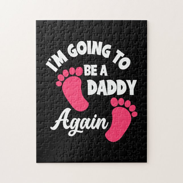 Father's Day | I Am Going To Be A Daddy Again Jigsaw Puzzle (Vertical)