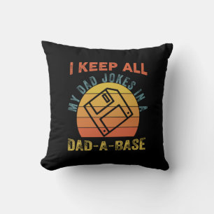 Father's Day I Keep All My Father Jokes Cushion