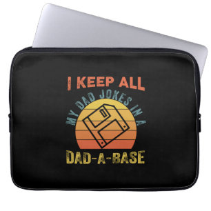 Father's Day I Keep All My Father Jokes Laptop Sleeve