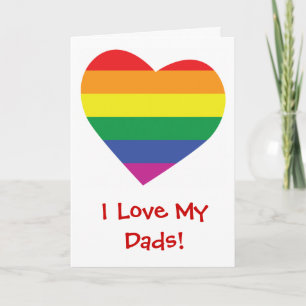 Father's Day I Love My Dads Card