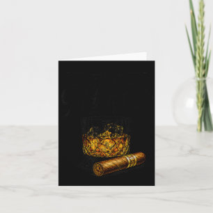 Fathers Day Ill Be In The Backyard Cigar Lover Dad Card