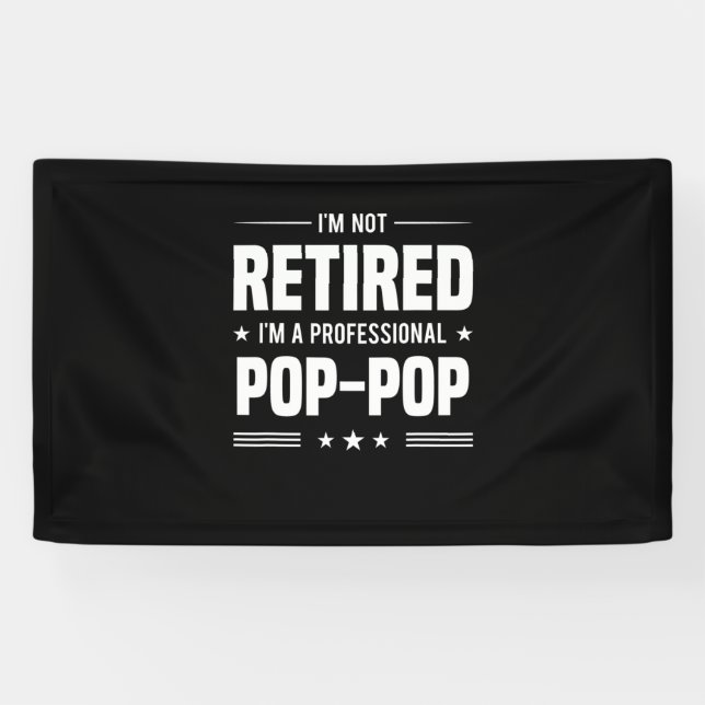 Father's Day | Im A Professional Pop Pop Banner (Horizontal)