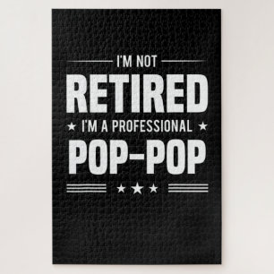 Father's Day Im A Professional Pop Pop Jigsaw Puzzle