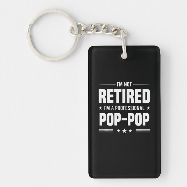 Father's Day | Im A Professional Pop Pop Key Ring (Front)