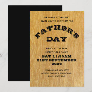 Father's Day Invitation