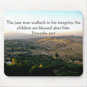 Father's Day Italy & Scripture Gifts Mouse Mat