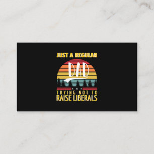Father's Day Just A Regular Dad Business Card