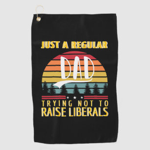 Father's Day Just A Regular Dad Golf Towel