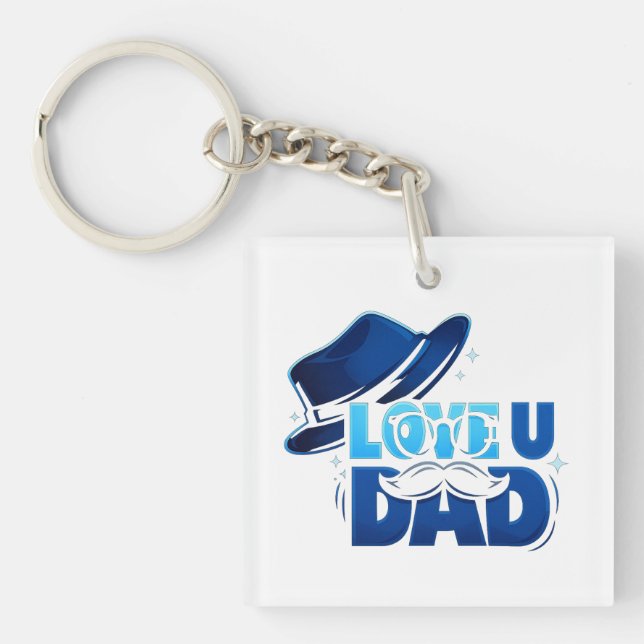 father's day key ring (Front)