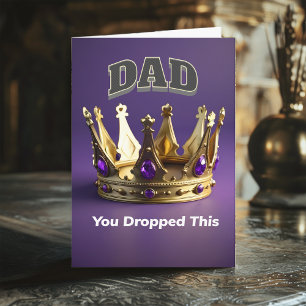 Father's Day King Card
