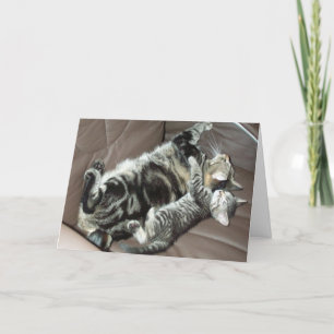 Father's Day kitty card