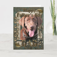 Fathers Day - Labrador - Chocolate