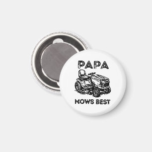 Fathers Day Lawn Tractor Riding Lawn Mower Magnet