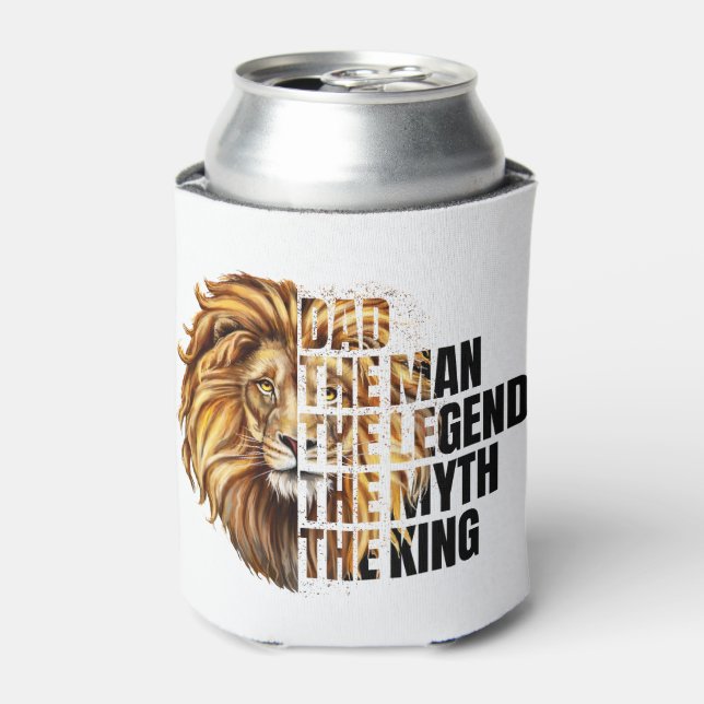 Father's Day Lion Can Cooler (Can Front)