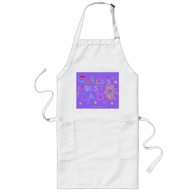 FATHER'S DAY LONG KITCHEN APRONS - BEST DAD GIFTS (Front)