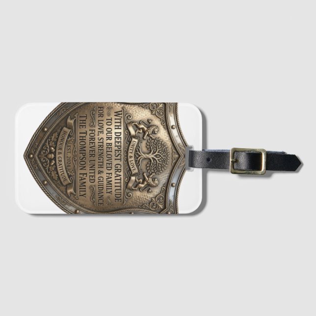 Father's Day Luggage Tag (Front Horizontal)