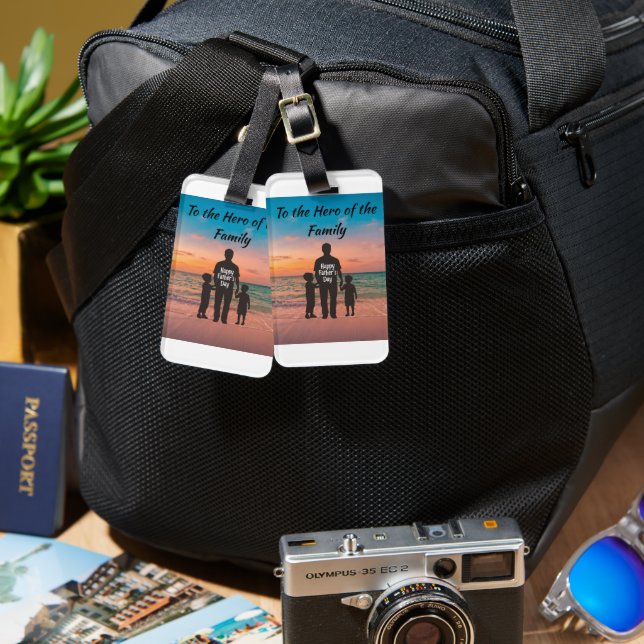 Father's Day Luggage Tag (Front & Back)