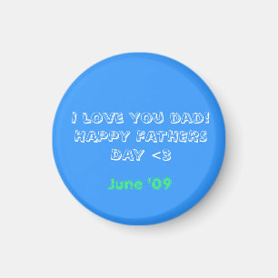 Fathers day magnet