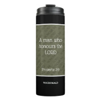 Father's Day MAN WHO HONORS THE LORD Personalised