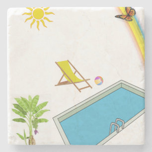 Father's Day Marble Stone Coaster