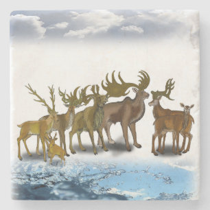 Father's Day Marble Stone Coaster