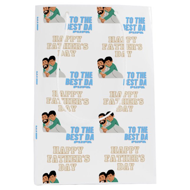 Father's Day Medium Gift Bag (Front)