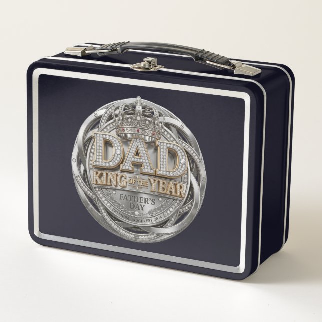 Father's Day Metal Lunch Box (Front)