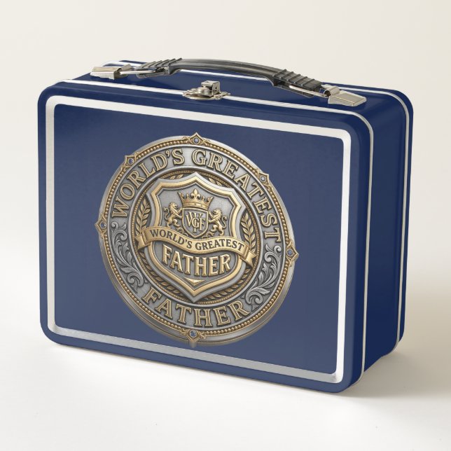 Father's Day Metal Lunch Box (Front)