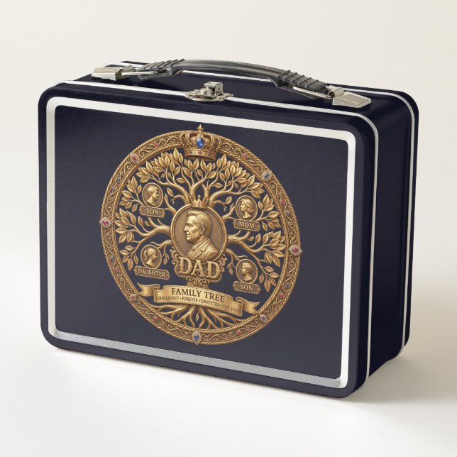 Father's Day Metal Lunch Box (Front)