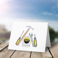 Father's Day Modern Simple Tools Whimsical