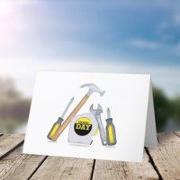 Father's Day Modern Simple Tools Whimsical