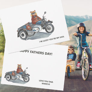  Father's Day Motorcycle with Sidecar Bears 