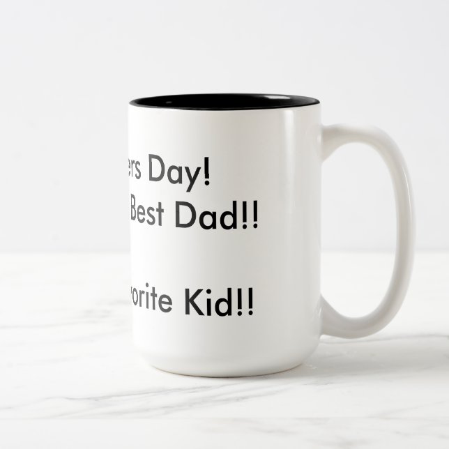 Fathers Day Mug From favourite kid (Right)