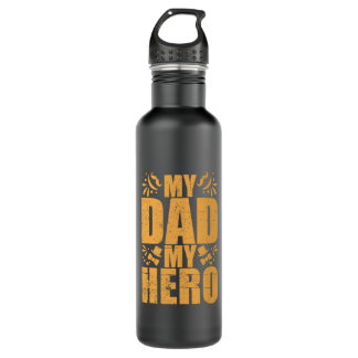 Father's Day My Dad My Hero 710 Ml Water Bottle