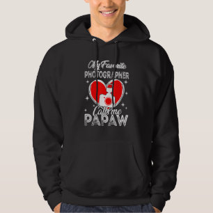 Father's Day My Favourite Photographer Calls Me Pa Hoodie