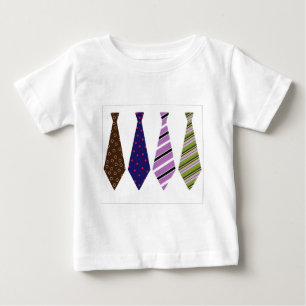 Father's Day Neck Ties Mod Stylish Classy Baby T-Shirt