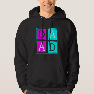 Father's Day New Dad Him Papa Grandpa Dada Hoodie