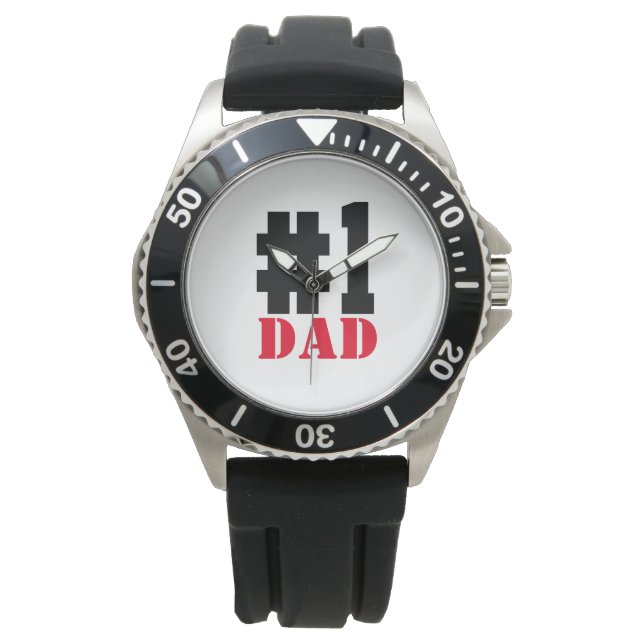 Father's Day Number 1 Dad Watch (Front)