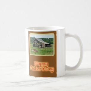 Father's Day Old Barn With Painted Advertising Coffee Mug