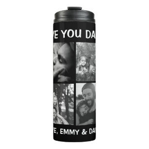 Father's Day or Birthday Gift   Love You Daddy    Thermal Tumbler