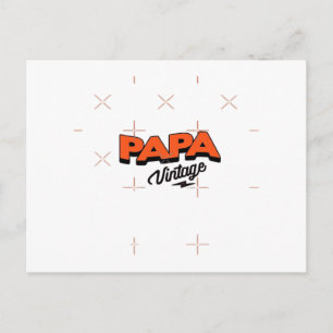 Father's Day or Christmas! A retro gift that will Holiday Postcard