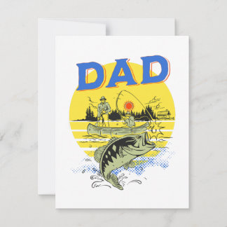 Father's Day Outdoors Fishing Boating Camping Dad