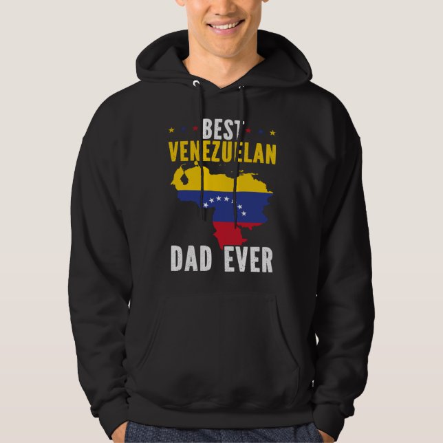 Fathers Day Papa Best Dad Ever Fatherhood Daddy Hoodie (Front)