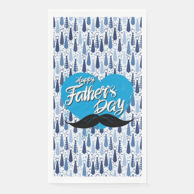 Fathers Day Paper Napkin (Front)