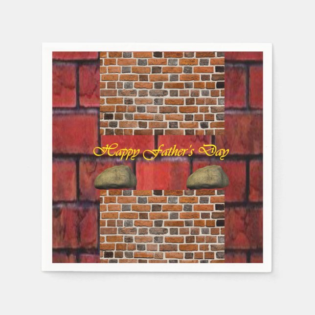 Father's Day Paper Napkins (Front)