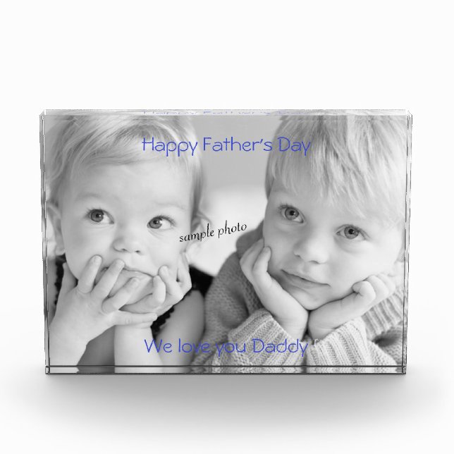 Father's Day, Personalised, Custom Photo (Front)