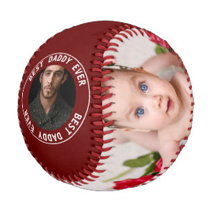 Fathers Day Personalised One Of A Kind Photo Baseball