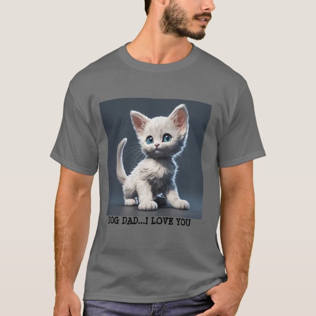 Father's Day Personalised Pet T-Shirt (Front)